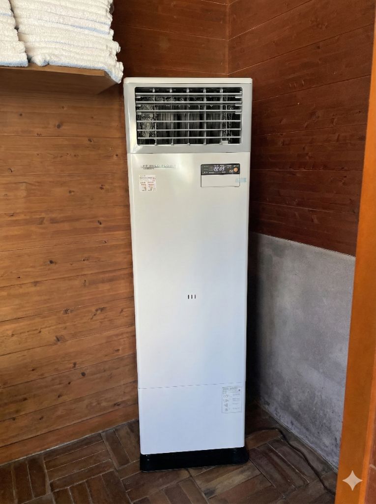 石油暖房機交換 施工完了